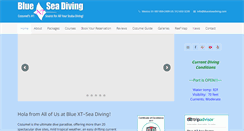 Desktop Screenshot of bluextseadiving.com
